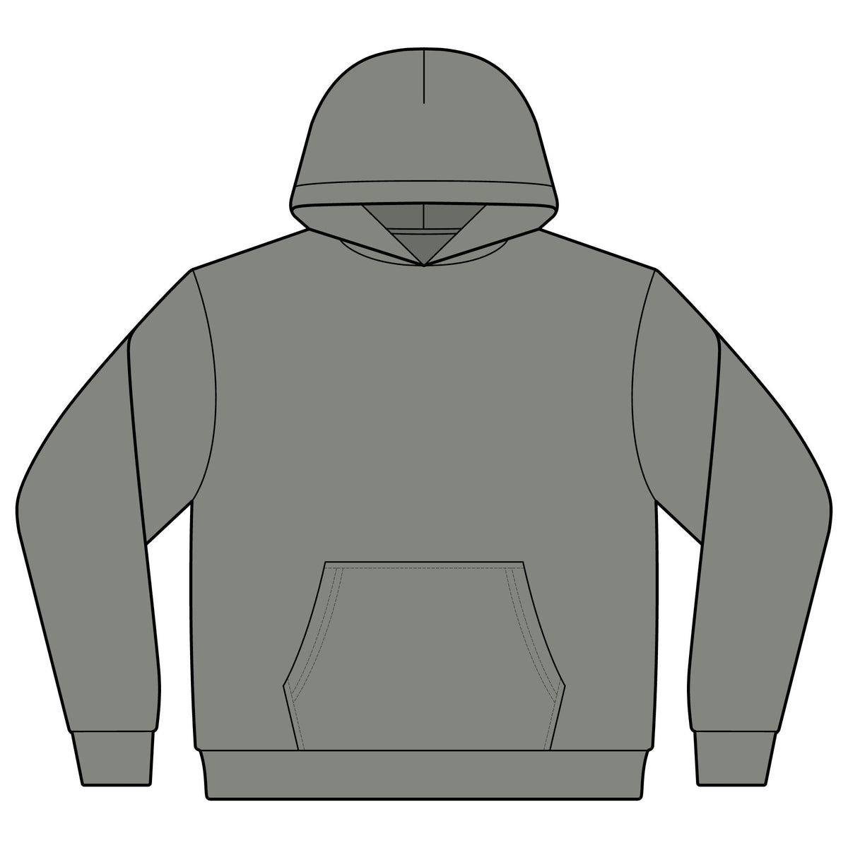 Minimalist Embroidered Hoodie